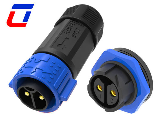 IP67 7AWG Connecteur circulaire imperméable à l'eau mâle femelle 600V Performance stable