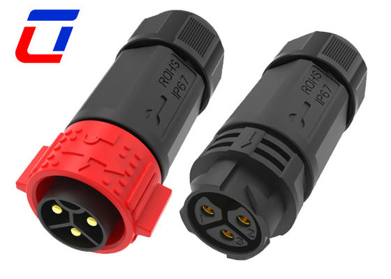 Cable haute tension 50A connecteur mâle femelle étanche avec verrouillage
