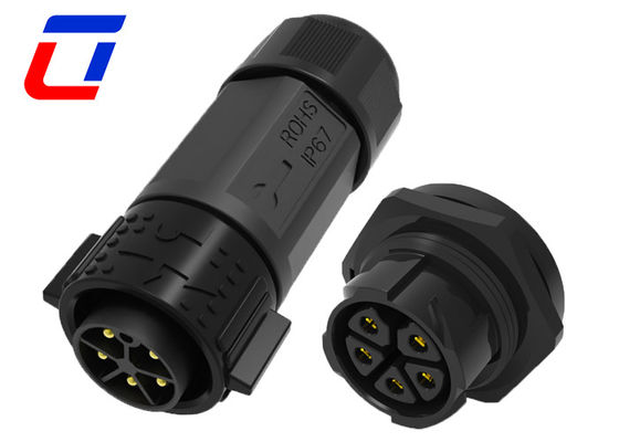 Connecteur à 5 broches mâle femelle imperméable à l'eau IP67 30A