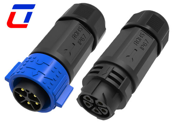 20A Connecteur d'alimentation industriel étanche à l'eau 5 broches Connecteur de câble d'alimentation étanche à l'eau