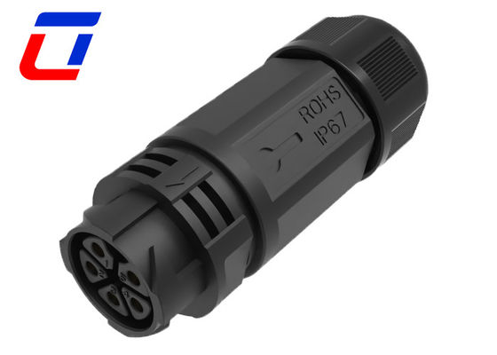 20A Connecteur d'alimentation industriel étanche à l'eau 5 broches Connecteur de câble d'alimentation étanche à l'eau