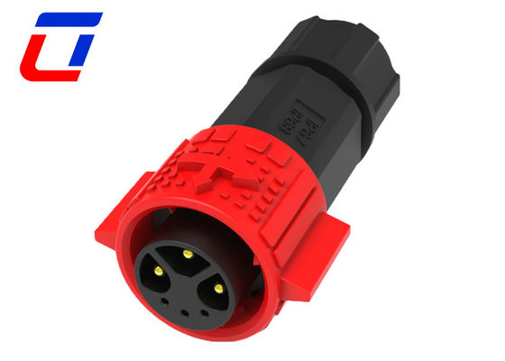 M19 Connecteurs électriques à plusieurs broches câble étanche à la carte 300V avec verrouillage par poussée