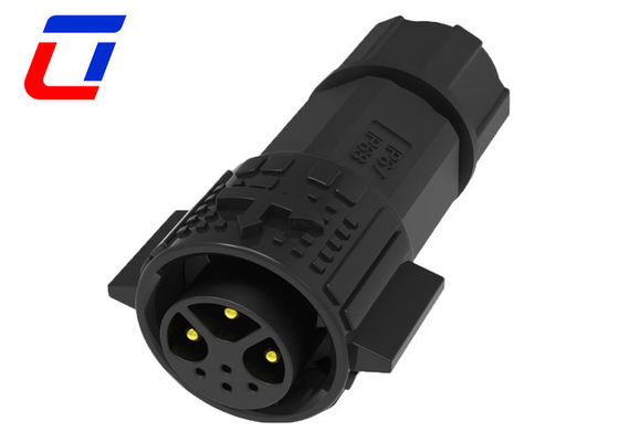 M19 15A connecteur masculin et féminin étanche à l'eau IP67 3+4 pin