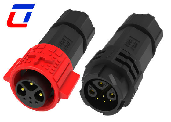 Connecteur circulaire imperméable à l'eau 3+4 broches pour éclairage de paysage