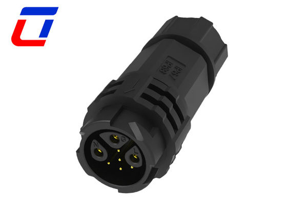 Connecteur circulaire imperméable à l'eau IP67 15A 3+5 Pin pour éclairage extérieur