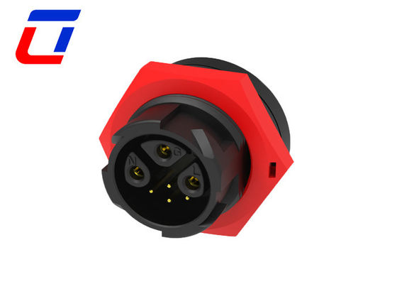 300V câble à la carte IP67 connecteur étanche 3 broches mâle puissance 4 broches signe féminin