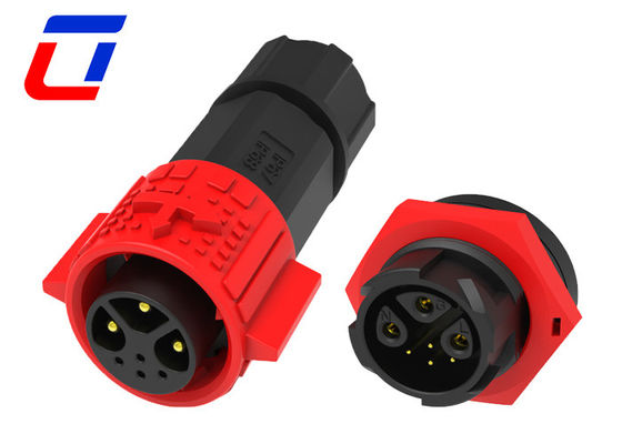 300V câble à la carte IP67 connecteur étanche 3 broches mâle puissance 4 broches signe féminin