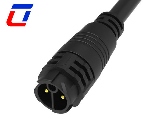 M19 connecteur de câble imperméable à l'eau de calibre 12 à 2 broches