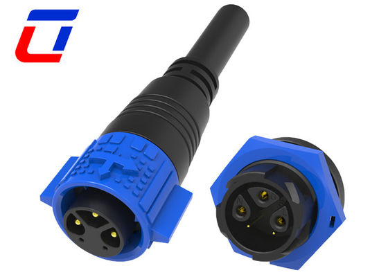 Connecteur de câble imperméable à 3 broches à basse tension 3+2 M19