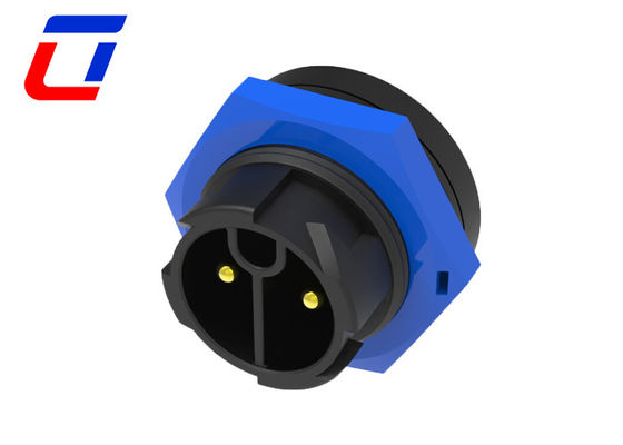 Couleur bleu noir étanche à 2 broches LED Connecteur de lumière