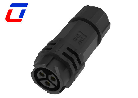 Connecteur circulaire étanche à l'eau 3 broches LED connecteur 20 Amp 300V