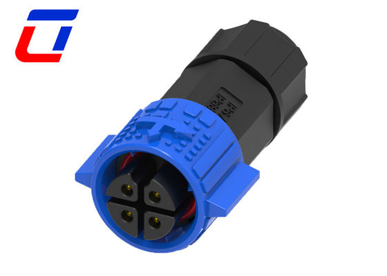 15A 4 broches étanche à l'eau à alimentation électrique LED Quick Connector pour équipement électrique