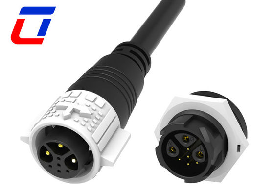 3 câbles d'alimentation de base connecteur LED imperméable à l'eau 5 broches connecteurs de fil à déconnexion rapide