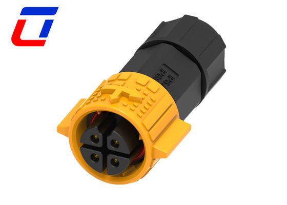 15A étanche à l'eau 4 broches et connecteur de prise M19 verrouillage rapide Ip67 connecteurs solaires