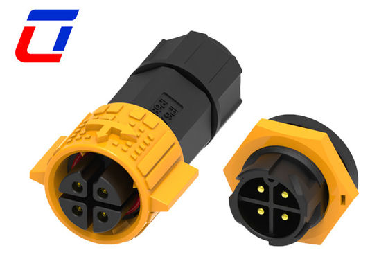 15A étanche à l'eau 4 broches et connecteur de prise M19 verrouillage rapide Ip67 connecteurs solaires