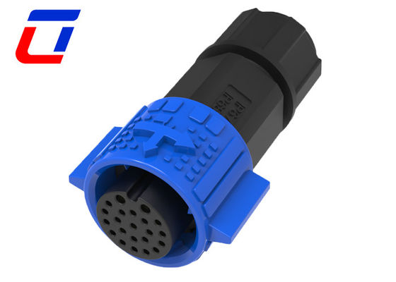 M19 Serrure à pression 2+20 broche prise étanche à l'eau connecteur électrique étanche à l'eau