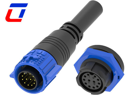 Connecteurs de câbles à basse tension prise étanche 12V 5A plaqué doré 12 broches
