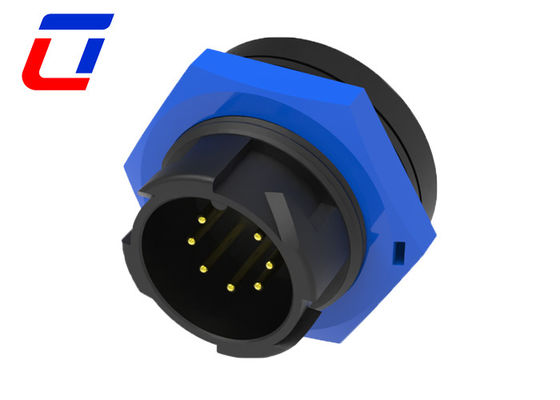 M19 7 épingle automobile connecteur imperméable à l'eau mâle femelle pour signal de faible puissance