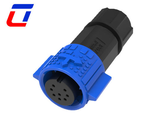 Signal 5A Fermeture rapide Connecteur circulaire imperméable à l'eau 8 broches M19 Pour LED