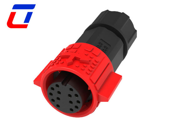 M19 Serrure circulaire à 14 broches connecteur mâle femelle fil étanche à bord