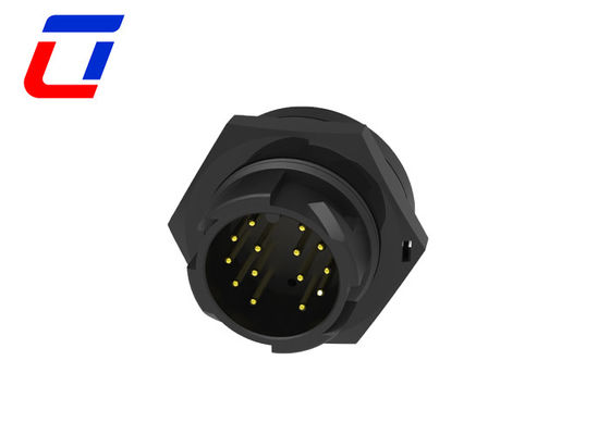 10 broches 12 broches 14 broches 16 broches connecteur de données étanche, connecteur rond en plastique 12V IP67