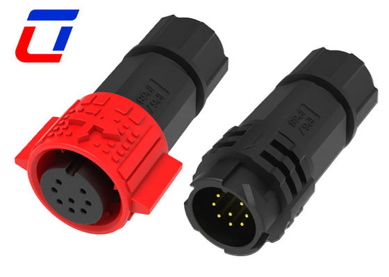 OEM ODM connecteur de données imperméable à l'eau à 8 broches M19 connecteur de fil IP67