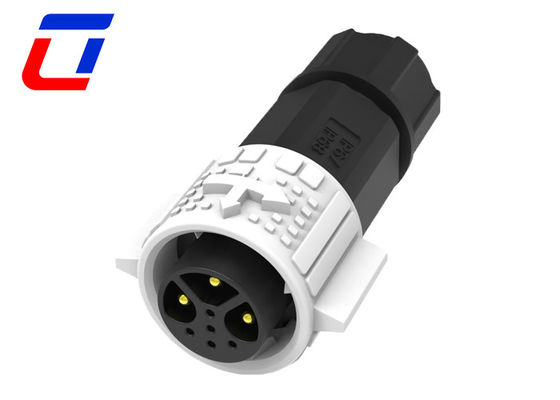 Connecteur de données imperméable à l'eau 3 puissance 5 broches 15A M19 Connecteur de fil circulaire