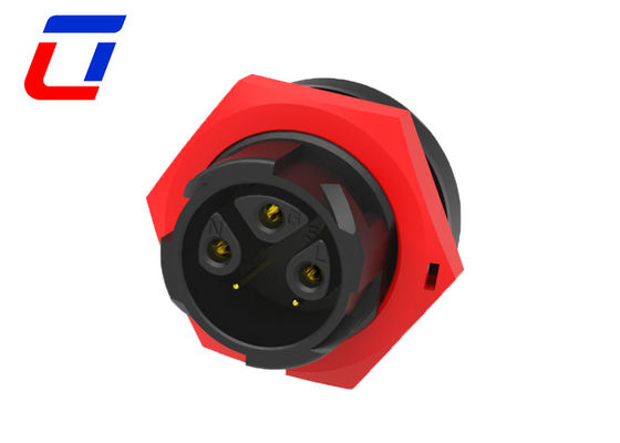 Connecteur de données imperméable à l'eau 3+2 pin 15A 300V M19 Connecteurs circulaires en plastique
