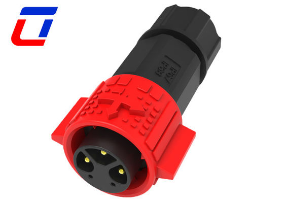 Connecteur de données imperméable à l'eau 3+2 pin 15A 300V M19 Connecteurs circulaires en plastique