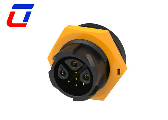 Connecteur imperméable à l'eau IP67 M19 en plastique 3+5