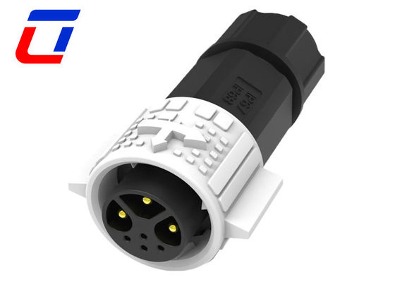 15A Signal d'alimentation 3+4 épingle mâle imperméable à l'eau 7 épingles prise féminine connecteur de montage de panneau