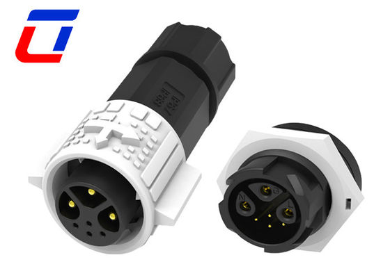 15A Signal d'alimentation 3+4 épingle mâle imperméable à l'eau 7 épingles prise féminine connecteur de montage de panneau