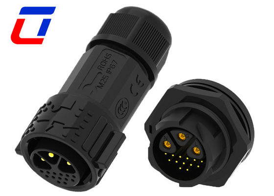 30A 3 broches 600V connecteur de fil à décharge rapide circulaire
