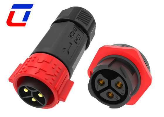 30A 3 broches 600V connecteur de fil à décharge rapide circulaire