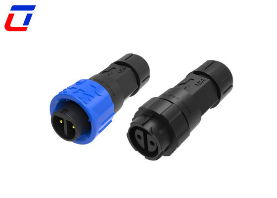 Résistance à l'eau 2 broches Circulaire à verrouillage rapide câble de connecteur mâle à femelle 300V