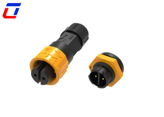 10A 2 broches 300V connecteur de fil circulaire verrouillage rapide étanche Femme à connecteur masculin