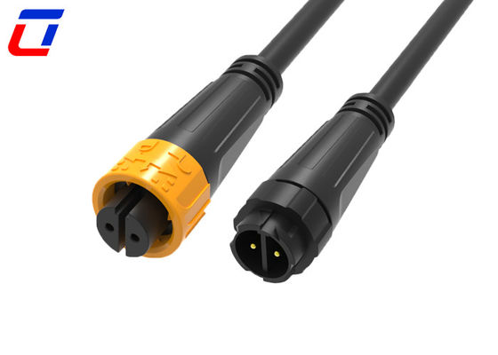 10A 2 broches 300V connecteur de fil circulaire verrouillage rapide étanche Femme à connecteur masculin