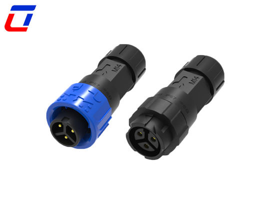 Connecteur électrique étanche à l'eau à 3 broches M16 durable, de sexe féminin à masculin, pour l'industrie
