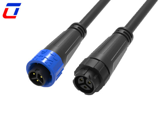 Connecteur électrique étanche à l'eau à 3 broches M16 durable, de sexe féminin à masculin, pour l'industrie