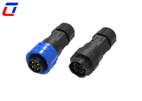 M16 industriel à 4 broches 300V connecteur mâle à femelle imperméable pour environnements difficiles