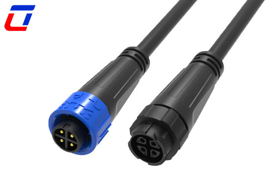 M16 industriel à 4 broches 300V connecteur mâle à femelle imperméable pour environnements difficiles