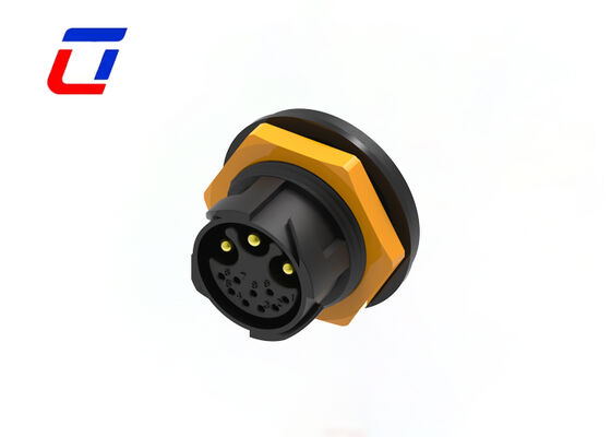 Types de connecteurs multi-broches 3+9 broches M25 30A 300V Connecteur étanche extérieur