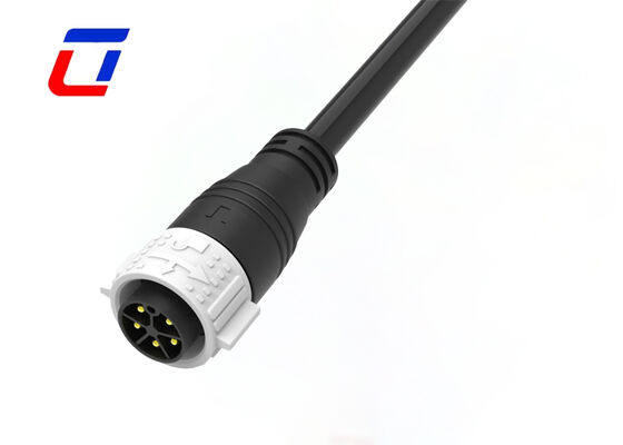 5 broches de puissance industrielle étanche à l'eau 300V M25 câble de verrouillage masculin à connecteur féminin