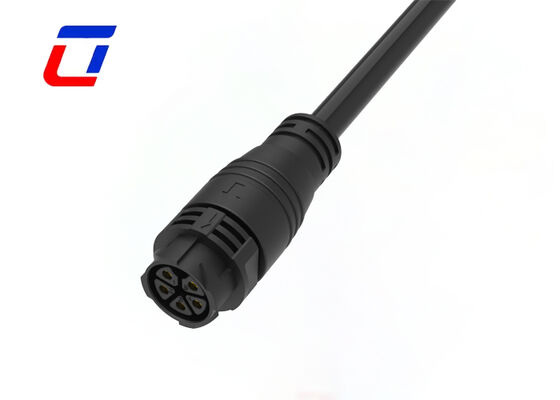 5 broches de puissance industrielle étanche à l'eau 300V M25 câble de verrouillage masculin à connecteur féminin