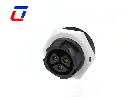 Connecteur fil à carte 3 broches M19 20A 300V connecteur étanche pour haute tension