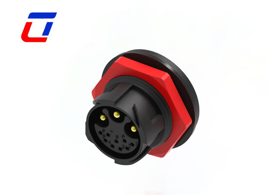Connecteurs d'alimentation et de signal 3+9 broches M25 à verrouillage rapide fil à carte