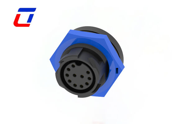 Connecteurs d'éclairage paysager étanches M19 11 broches, connecteurs de câble à libération rapide