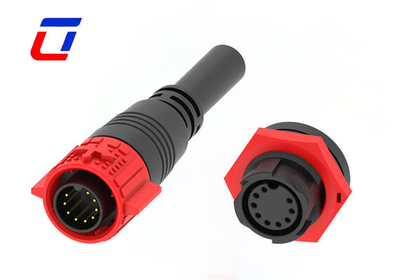 M19 Masculin Femme Socket 9Pin Signal extérieur câble étanche à bord