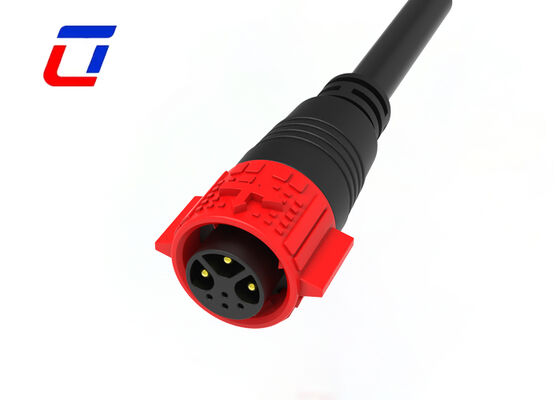 UL94-V0 M19 Connecteur imperméable à l'eau 3+4 broches OEM IP67 Connecteur d'alimentation et de signal
