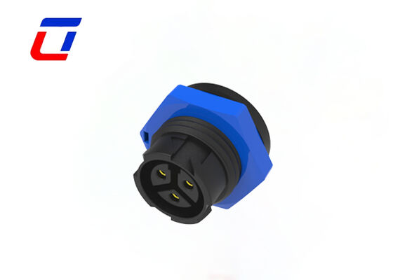 Connecteur de montage de panneau étanche à 3 broches M16 Connecteur de puissance de verrouillage